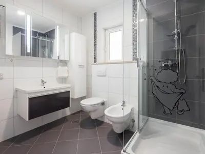 Kupaonica u objektu Apartment Lana - Superior Two-Bedroom Apartment with Terrace A1 ST