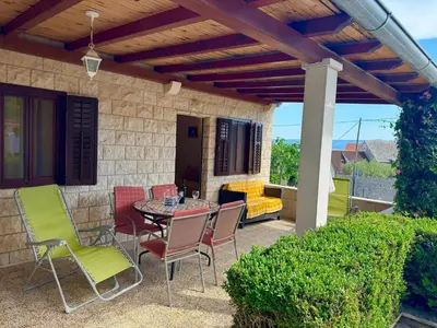 Balkon ili terasa u objektu Apartments Magdalena - Bungalow with terrace A1