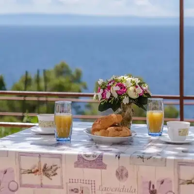 Rooms Sani - Double Room with Terrace and Sea View S3