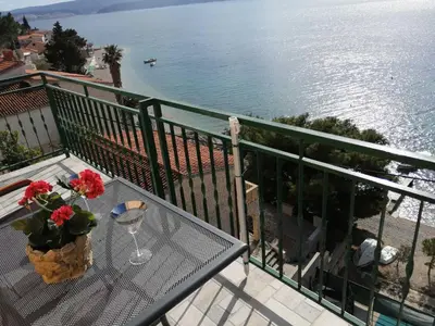 Balkon ili terasa u objektu House Karlo Apartments - One-Bedroom Apartment with Sea View A3