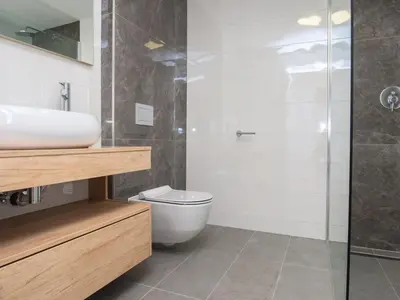 Kupaonica u objektu Apartments Dva Galeba - Standard One Bedroom Apartment with Terrace 101