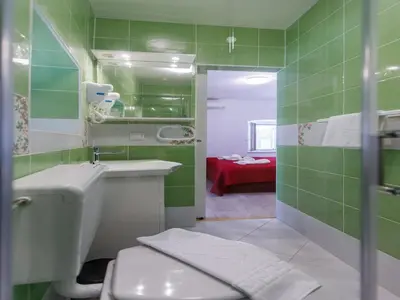 Kupaonica u objektu Villa Balarin - Five Bedroom Holiday Home with Terrace and City View