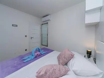 Krevet ili kreveti u jedinici u objektu Apartment Papilio - Two Bedroom Apartment with Terrace