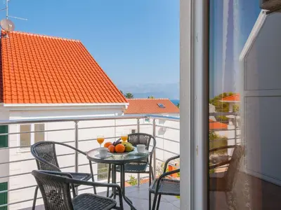 Balkon ili terasa u objektu Apartments Island Beat - One Bedroom Apartment with Balcony and Sea View A1 ST