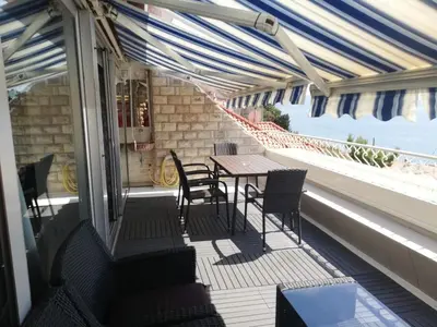 Balkon ili terasa u objektu Villa Elit- Three Bedroom Apartment with Sea View Terrace Penthouse