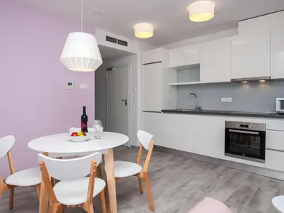 Kuhinja ili čajna kuhinja u objektu Apartment Dva Galeba with 1 room