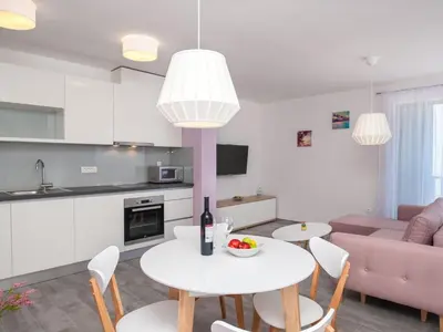 Kuhinja ili čajna kuhinja u objektu Apartment Dva Galeba with 1 room