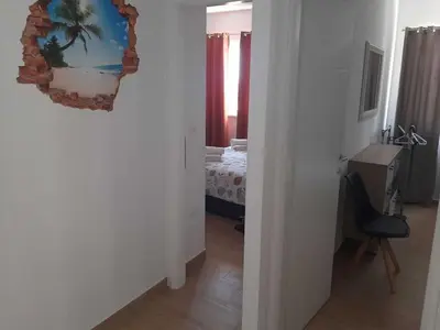 Krevet ili kreveti u jedinici u objektu Apartments Dobrila - Superior Two Bedroom Apartment with Terrace and sea view - B2