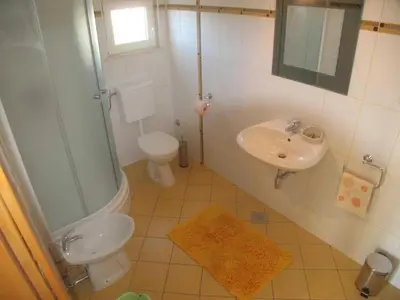 Kupaonica u objektu Apartments Paloc - Standard One-bedroom Apartment with Balcony uti