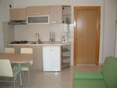 Kuhinja ili čajna kuhinja u objektu Apartments Paloc - Standard One-bedroom Apartment with Balcony uti