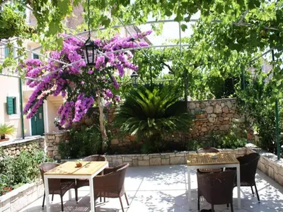 Vrt u objektu Apartments Paloc - One-Bedroom Apartment with Balcony Zeleni