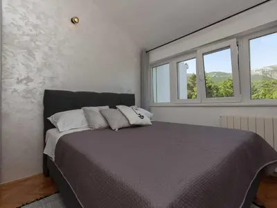 Krevet ili kreveti u jedinici u objektu Villa Green Castle - Five bedroom villa with swimming pool