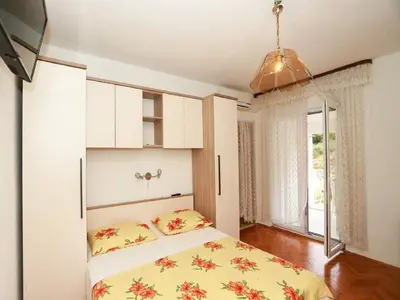 Krevet ili kreveti u jedinici u objektu Apartments Pezo - Superior Two Bedroom Apartment with Balcony