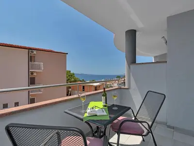 Balkon ili terasa u objektu Apartments Villa Juric - Studio Apartment with Balcony - 2
