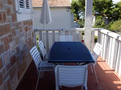 Balkon ili terasa u objektu Apartment Vesna & Ivica - Two Bedroom Apartment with Terrace and Sea View Vesna