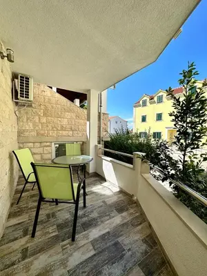Tlocrt objekta Apartmani Tri Palme