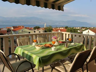 Tlocrt objekta Apartments Sweet Life - Three-Bedroom Apartment with Terrace and Sea view Renata ST