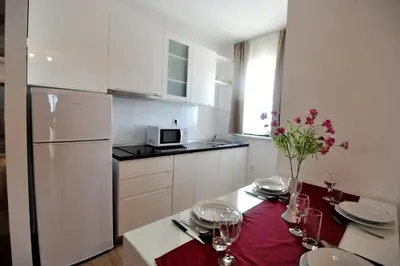 Kuhinja ili čajna kuhinja u objektu Apartments Villa Tomislav