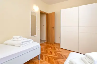 Krevet ili kreveti u jedinici u objektu Deluxe Jelsa