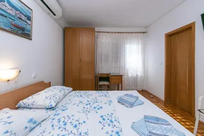Krevet ili kreveti u jedinici u objektu Apartmani Brela 6