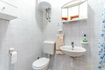 Kupaonica u objektu Apartments Nives Suhi Potok