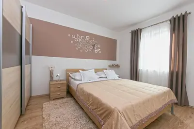 Krevet ili kreveti u jedinici u objektu Apartman Brela 8