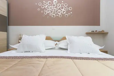 Krevet ili kreveti u jedinici u objektu Apartman Brela 8