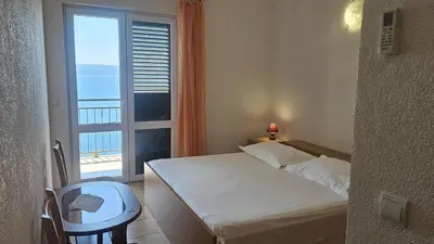 Krevet ili kreveti u jedinici u objektu Apartmani Brela 3