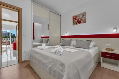 Krevet ili kreveti u jedinici u objektu Apartmani Podest II