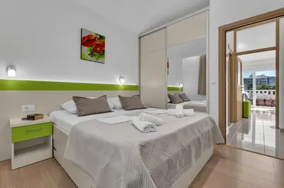Krevet ili kreveti u jedinici u objektu Apartmani Podest II
