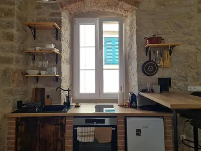 Kuhinja ili čajna kuhinja u objektu Calico Apartment's