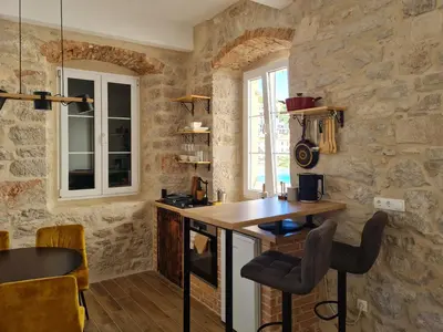 Kuhinja ili čajna kuhinja u objektu Calico Apartment's
