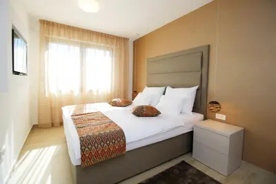Krevet ili kreveti u jedinici u objektu Luxury Villa Offering Calm Atmosphere