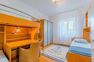 Krevet ili kreveti u jedinici u objektu Comfortable Holiday Home with Terrace