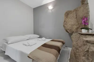Krevet ili kreveti u jedinici u objektu Villa Relax Brela - Makarska Exklusiv