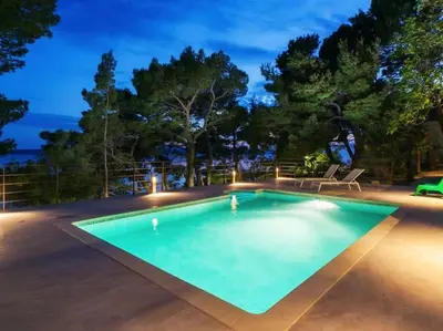 Bazen u objektu Villa Zorana - Makarska Exklusiv ili u blizini