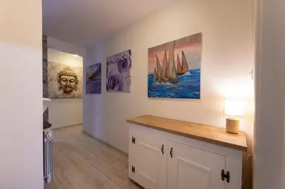 Tlocrt objekta Lux apartment Sara with heated pool and jacuzzi