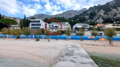Tlocrt objekta Apartments by the sea Omis - 23612
