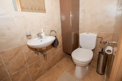 Kupaonica u objektu Laurentina - Modern Apartment with Large Terrace near Beach-quiet and comfortable