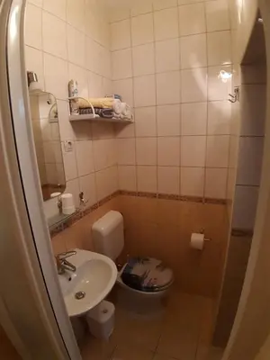 Kupaonica u objektu Apartment in Jelsa with terrace, air conditioning, Wi-Fi 4440-3