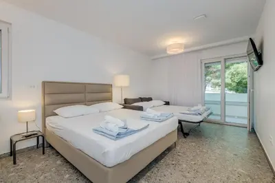 Krevet ili kreveti u jedinici u objektu Deluxe Seaview Studios KENNEDY II