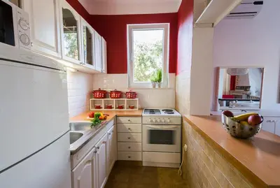 Kuhinja ili čajna kuhinja u objektu Apartment Dunja