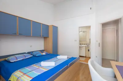 Krevet ili kreveti u jedinici u objektu Amalia Beach Apartment