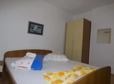 Krevet ili kreveti u jedinici u objektu Beachfront Apartments Plaža