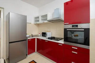 Kuhinja ili čajna kuhinja u objektu Anamarie Beachfront Apartments