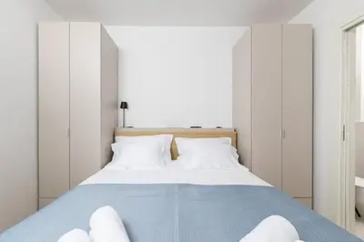 Krevet ili kreveti u jedinici u objektu Apartment Vierra Hvar with pool