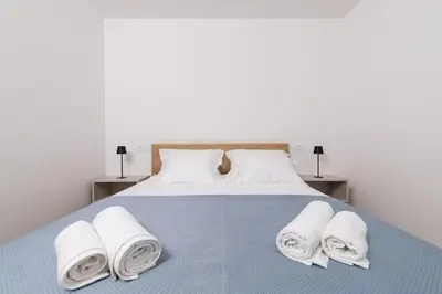 Krevet ili kreveti u jedinici u objektu Apartment Vierra Hvar with pool