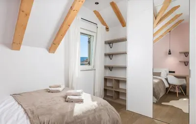 Krevet ili kreveti u jedinici u objektu Cozy Home In Skrip With Wifi