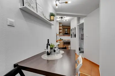 Kuhinja ili čajna kuhinja u objektu Apartment Mucrum