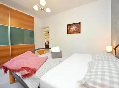 Krevet ili kreveti u jedinici u objektu Bay House Rosohotnica